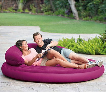 Intex Inflatable Round Sofa Air Lounge Couch