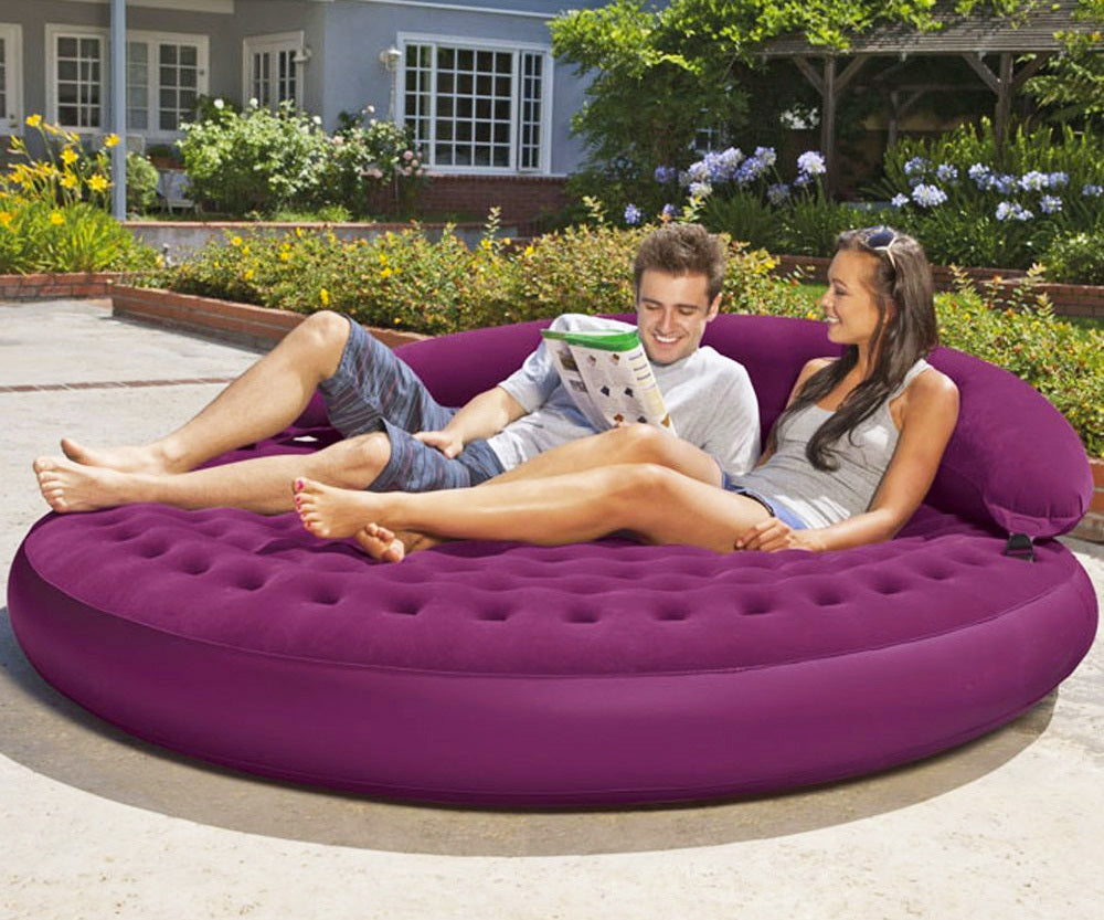 Intex Inflatable Round Sofa Air Lounge Couch