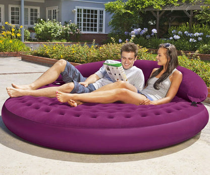 Intex Inflatable Round Sofa Air Lounge Couch