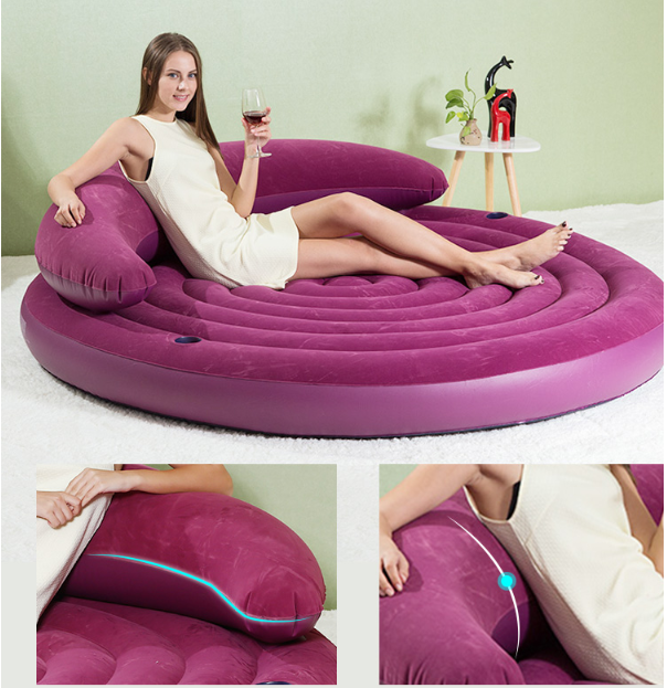 Intex Inflatable Round Sofa Air Lounge Couch