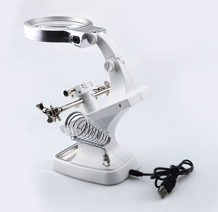 LED Magnifying Lamp Desk Light & Magnifier