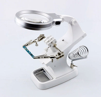 LED Magnifying Lamp Desk Light & Magnifier