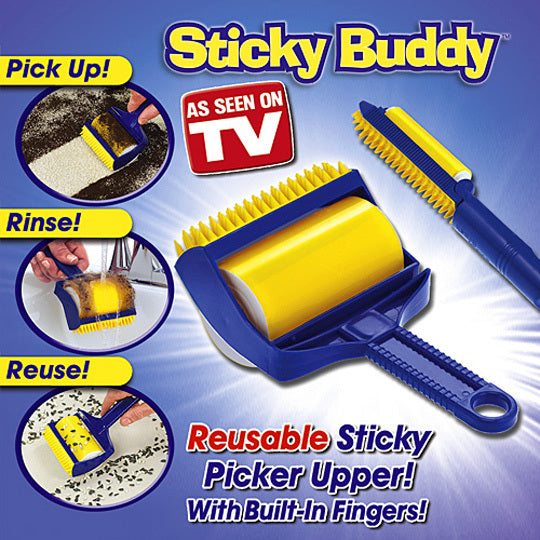 Sticky Roller Pet Buddy Reusable Lint Brush