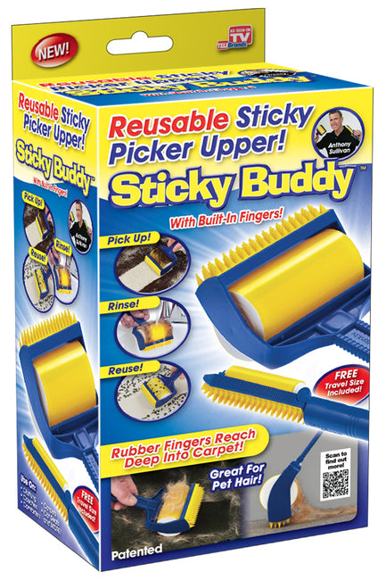 Sticky Roller Pet Buddy Reusable Lint Brush