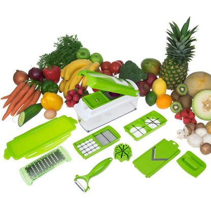 Vegetable Fruit Dicer Slicer Food Processor Cutter 12 Piece Set