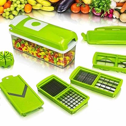 Vegetable Fruit Dicer Slicer Food Processor Cutter 12 Piece Set