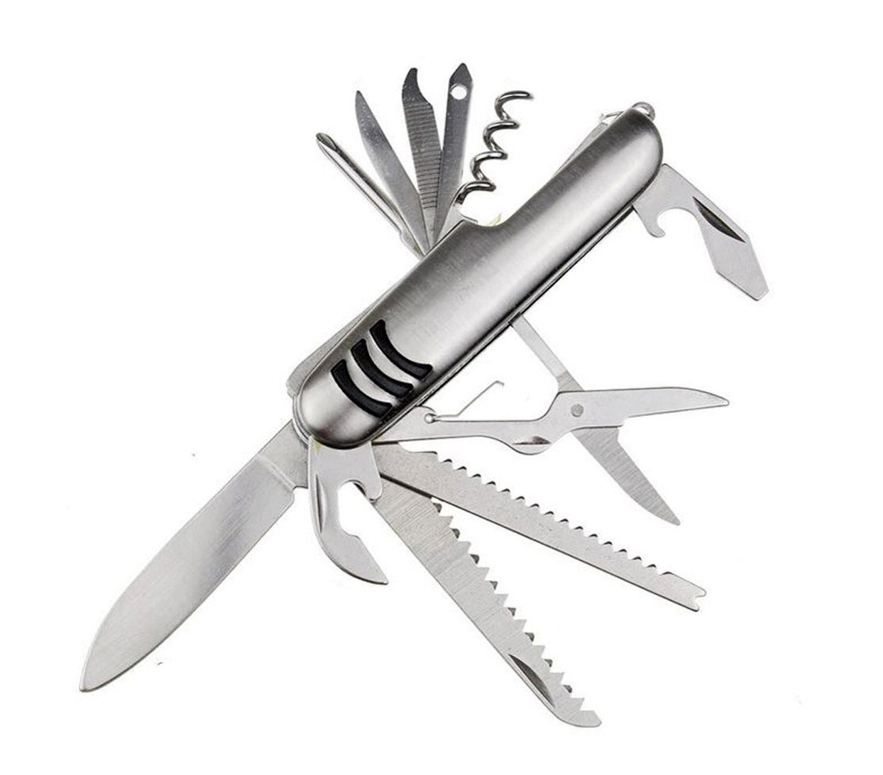 11 in 1 Stainless Steel Pocket Swiss Army Knife Multi-Purpose Tools Set