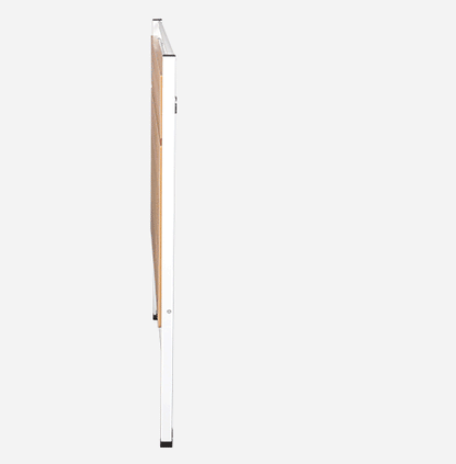 Express Folding Desk with Shelf (White)