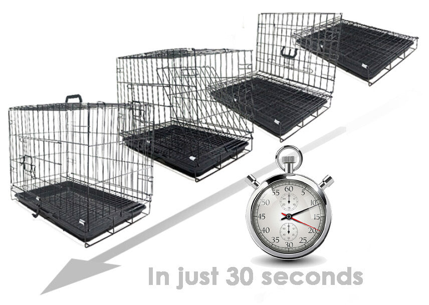 Foldable Metal Wire Pet Dog Cage