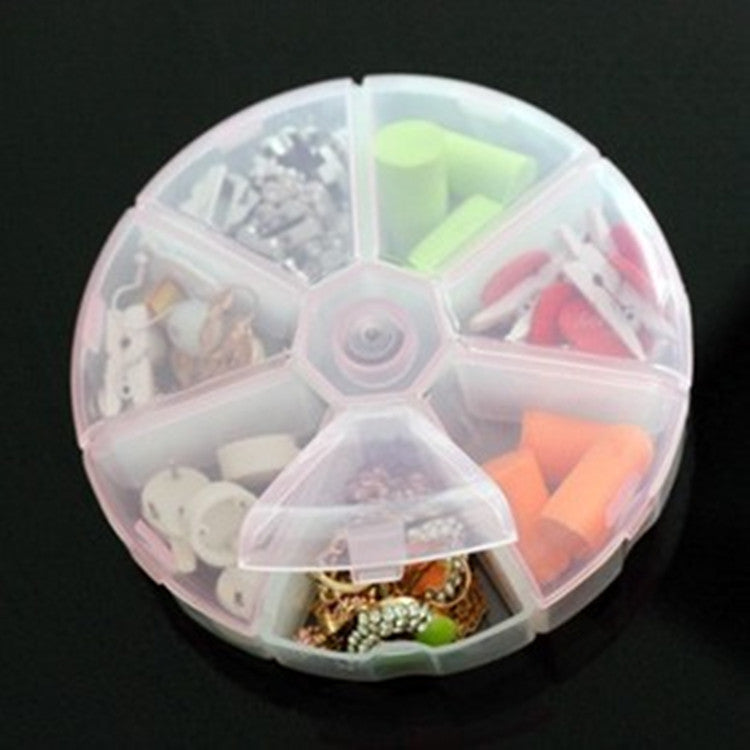 Pink 7 Day Pill Organizer Storage Box Medication Holder