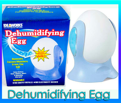 Dehumidifying Egg Portable Wireless Dehumidifier