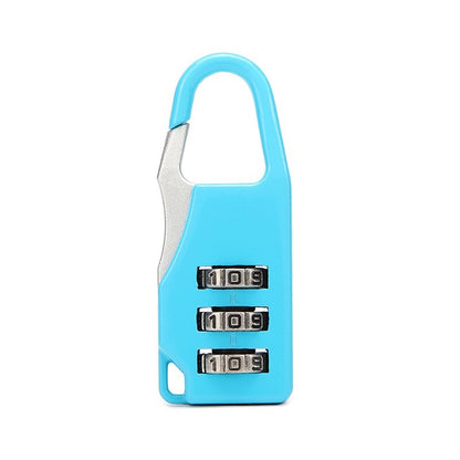 Advanced Combination Lock Bags Suitcase Lockers Luggage Padlock (Blue)