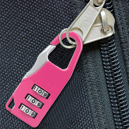 Advanced Combination Lock Bags Suitcase Lockers Luggage Padlock (Pink)