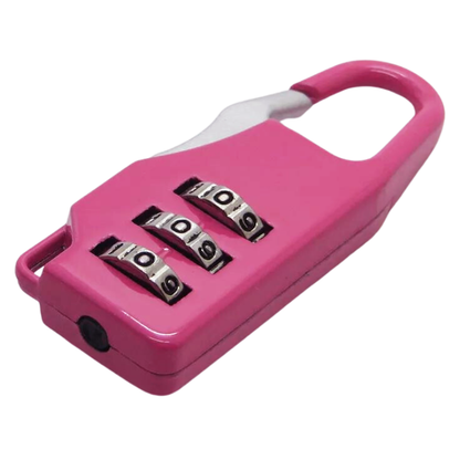 Advanced Combination Lock Bags Suitcase Lockers Luggage Padlock (Pink)