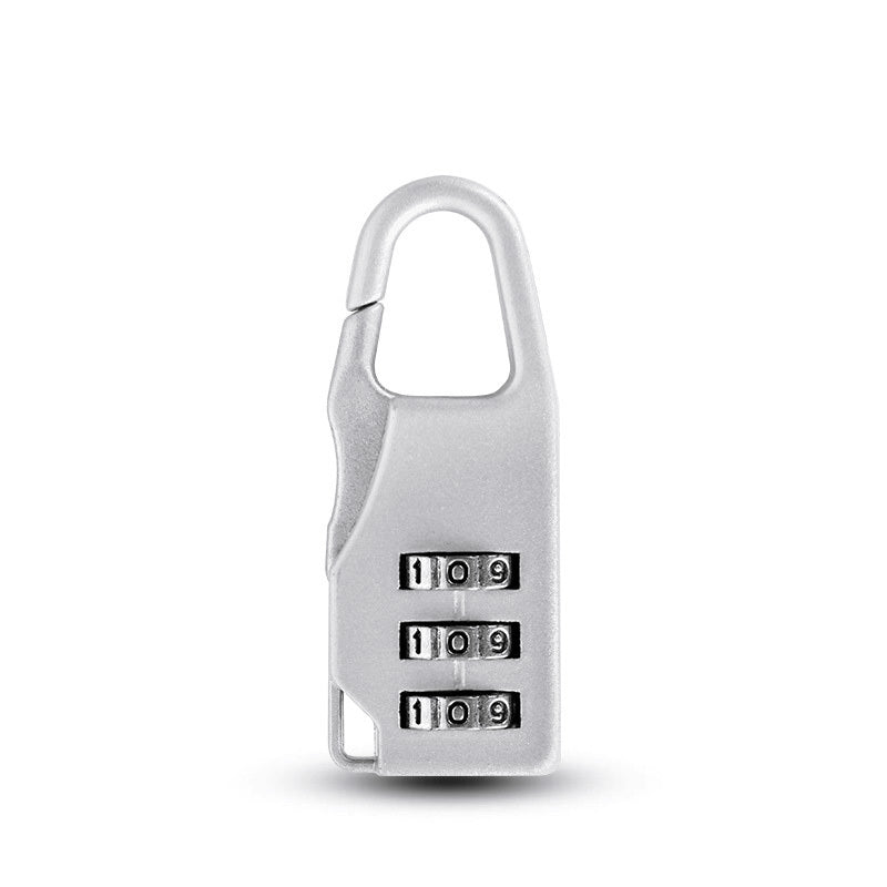 Advanced Combination Lock Bags Suitcase Lockers Luggage Padlock (Silver)