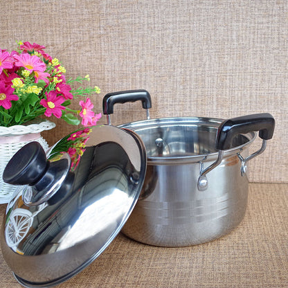 5-Piece Stainless Steel Pots Cookware Set