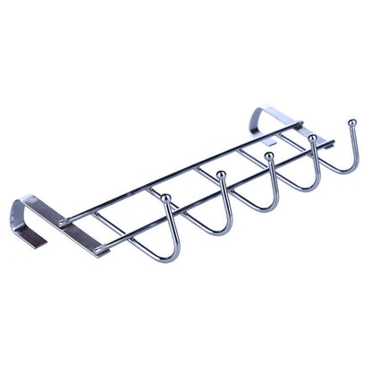 3 x Large 5 Hook Over Door Hanger Hanging Racks