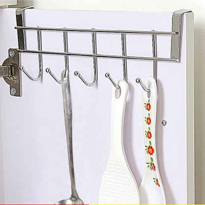 3 x Large 5 Hook Over Door Hanger Hanging Racks