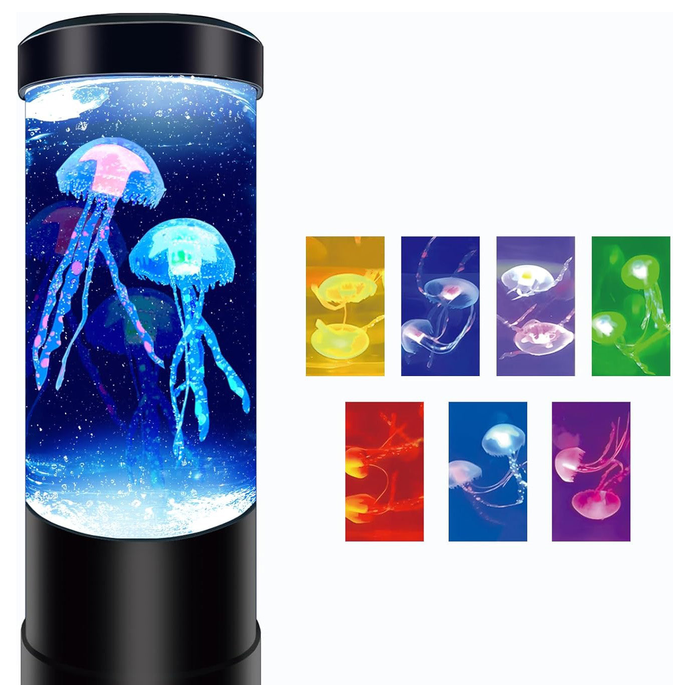 Jellyfish Tank Sea Water Lamp Jelly Fish Colour-Changing Night Light