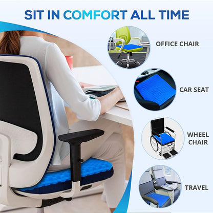 Orthopedic Gel Memory Foam Seat Support Cushion