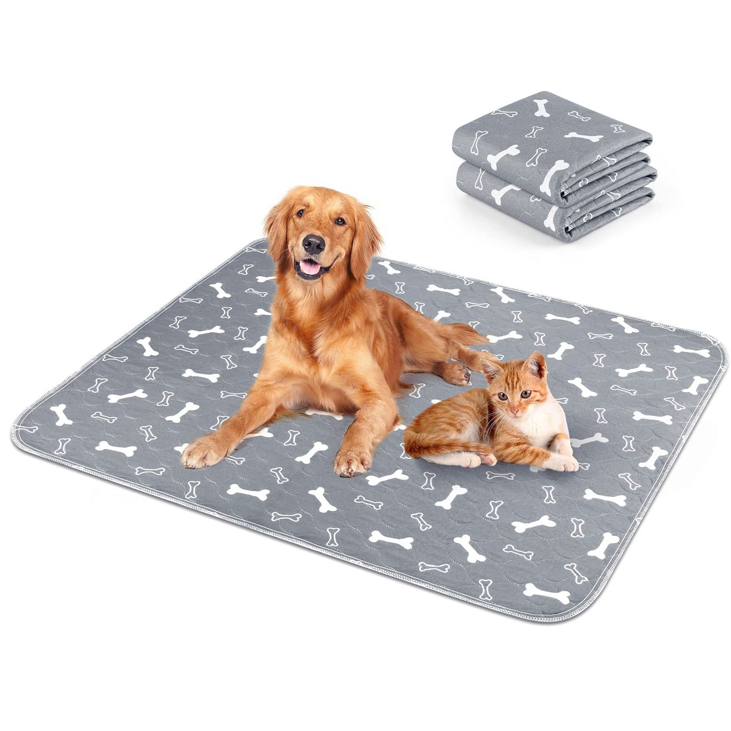 Large Waterproof Dog Mat Washable Reusable Puppy Training Pad (80cm x 90cm)