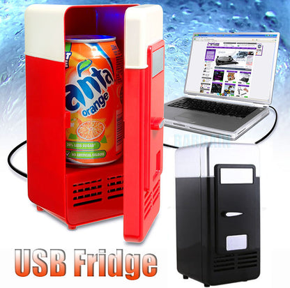 USB Heating & Cooling Mini Fridge Warmer/ Cooler (Black)