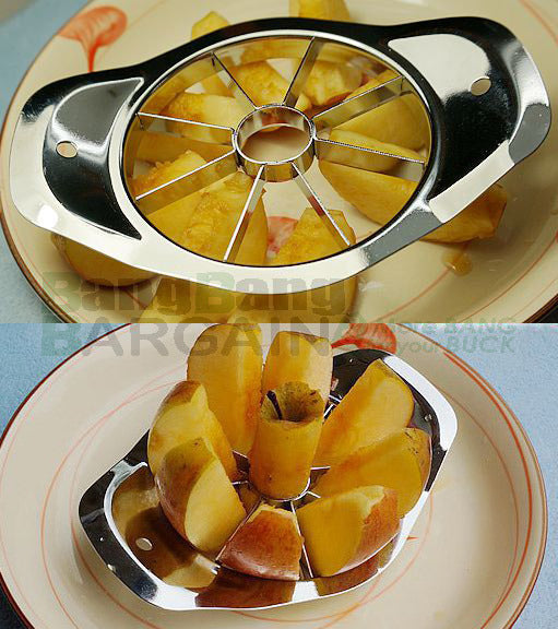 TWO PACK Stainless Steel Pineapple Cutter & Stainless Steel Apple Corer