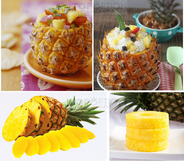 TWO PACK Stainless Steel Pineapple Cutter & Stainless Steel Apple Corer