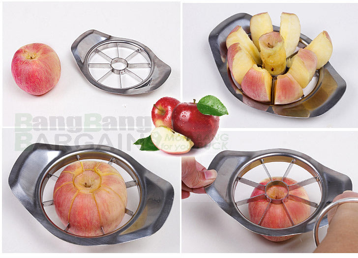 TWO PACK Stainless Steel Pineapple Cutter & Stainless Steel Apple Corer