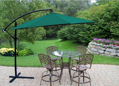 3m Steel Round Cantilever Outdoor Umbrella (Green)