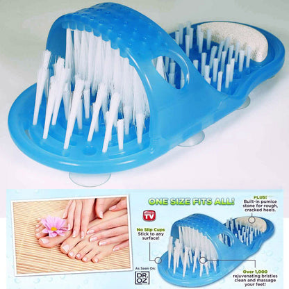 Magic Easy Exfoliating Foot Massage Slipper Cleaner Scrubber Exfoliates Feet in Shower Spa