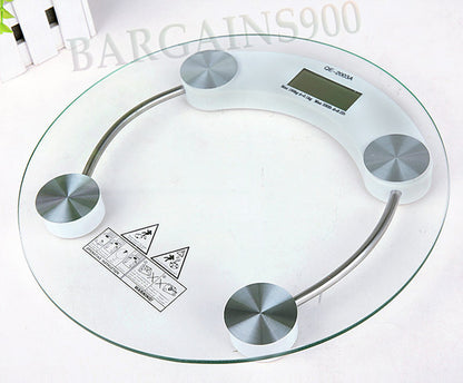 Digital Tempered Glass Body Bathroom Scale 180kg