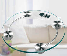 Digital Tempered Glass Body Bathroom Scale 180kg