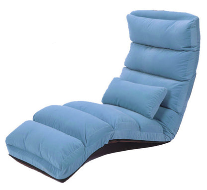 Varossa Chaise Lounge Recliner Chair Sofa Bed (Blue)