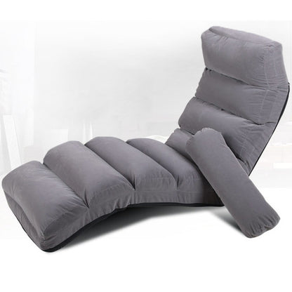 Varossa Chaise Lounge Recliner Chair Sofa Bed (Grey)