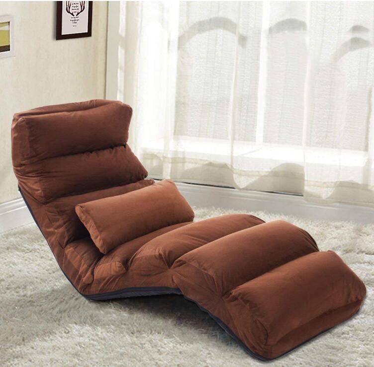 Varossa Chaise Lounge Recliner Chair Sofa Bed (Mocha)