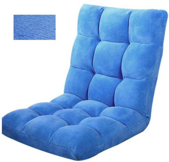 Varossa Versatile Adjustable Recliner Sofa Couch Yoga Chair (Large, Blue)