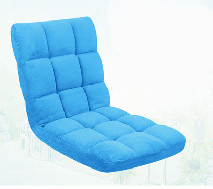 Varossa Versatile Adjustable Recliner Sofa Couch Yoga Chair (Large, Blue)