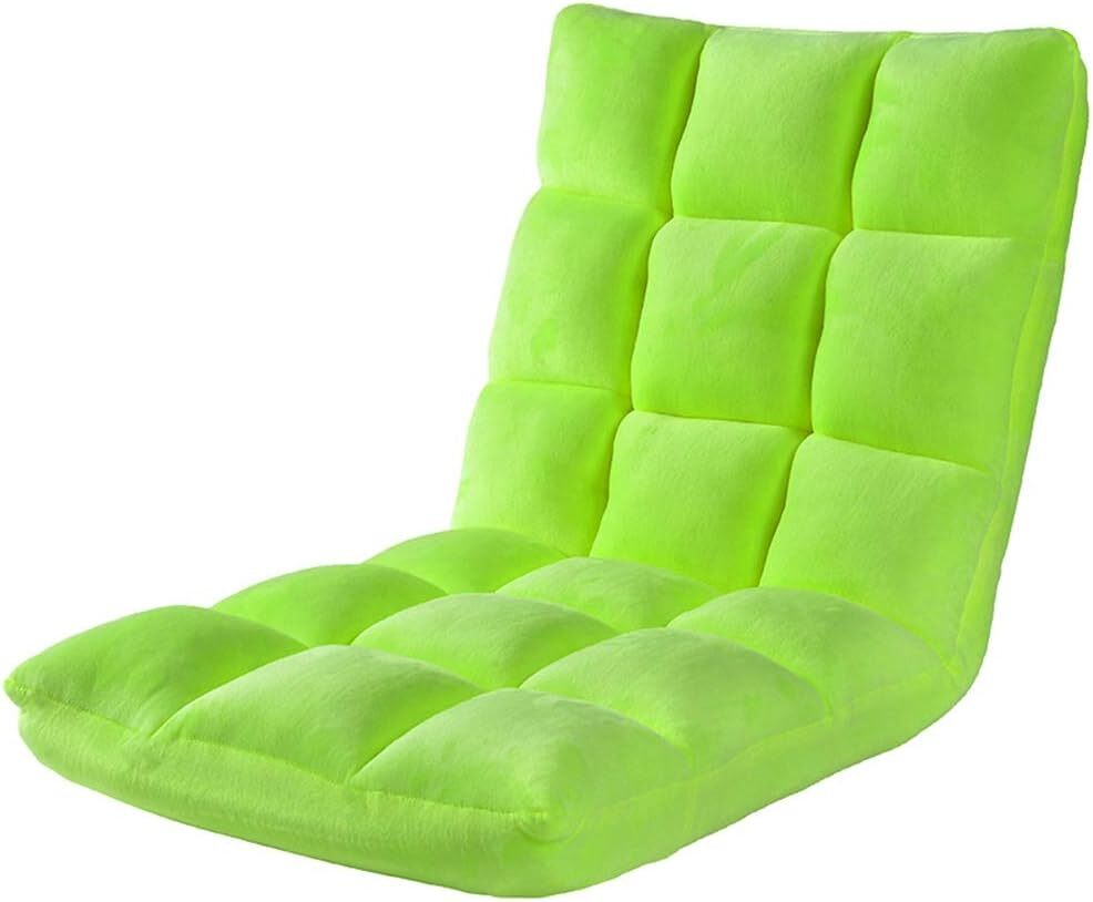 Varossa Versatile Adjustable Recliner Sofa Couch Yoga Chair (Large, Green)