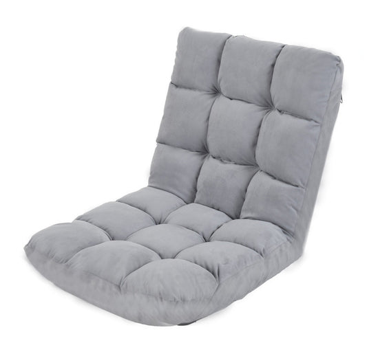 Varossa Versatile Adjustable Recliner Sofa Couch Yoga Chair (Large, Grey)