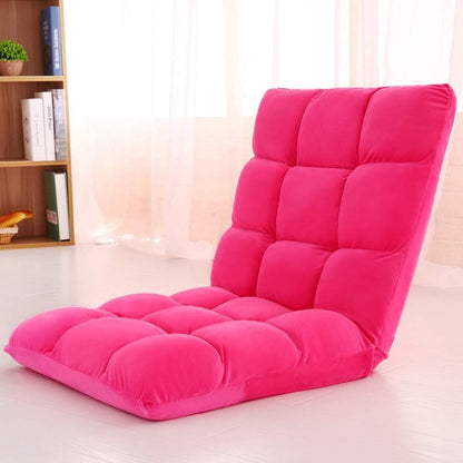 Varossa Versatile Adjustable Recliner Sofa Couch Yoga Chair (Large, Pink)