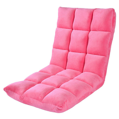 Varossa Versatile Adjustable Recliner Sofa Couch Yoga Chair (Large, Pink)