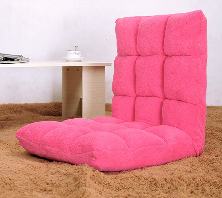 Varossa Versatile Adjustable Recliner Sofa Couch Yoga Chair (Large, Pink)