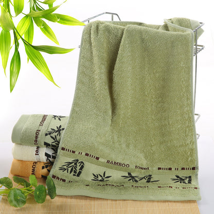 Bamboo Face Hand Towel (Green)