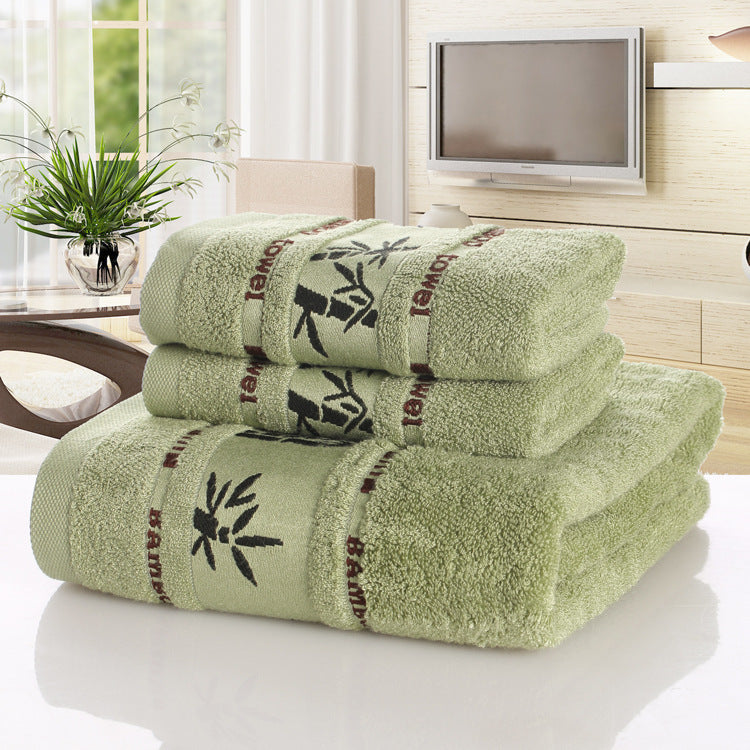 Bamboo Face Hand Towel (Green)