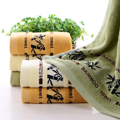 Bamboo Face Hand Towel (Green)