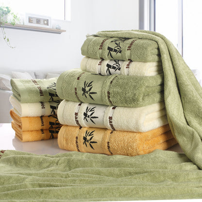 Bamboo Face Hand Towel (Green)