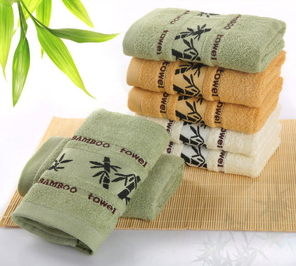 Bamboo Face Hand Towel (Green)