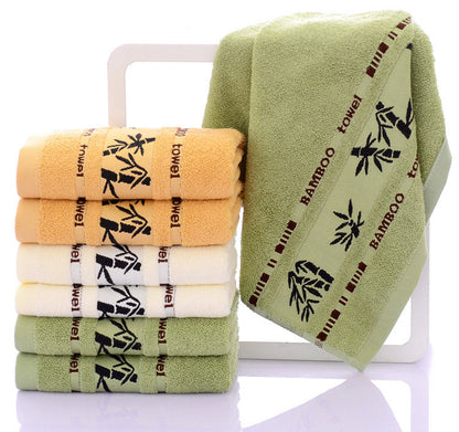 Bamboo Face Hand Towel (Green)