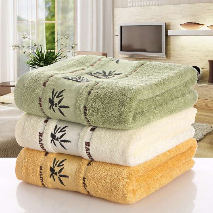 Large Bamboo Bath Towel (Gold Caramel)